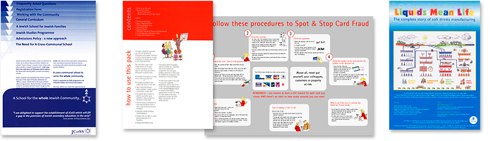 examples of our information pack design