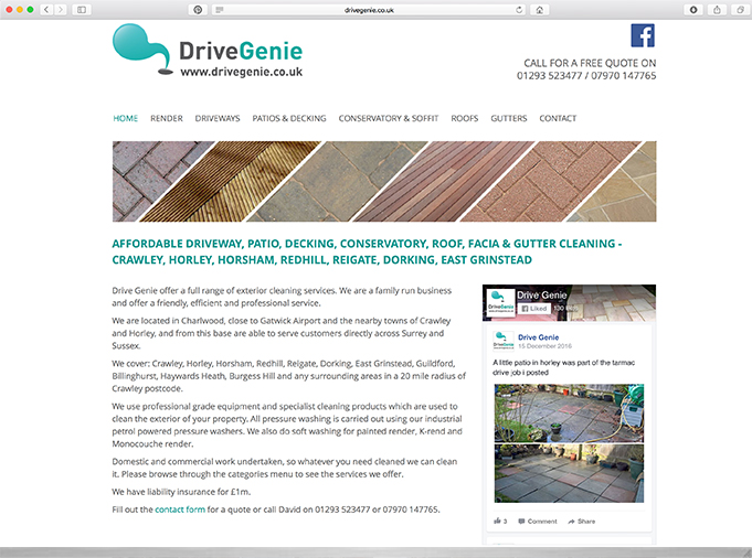 Drive Genie website